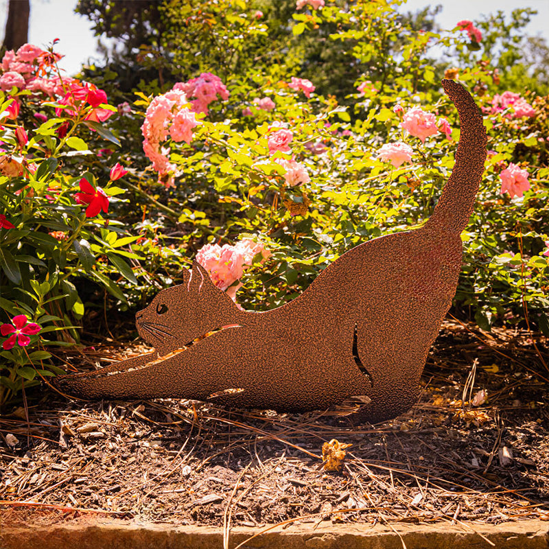 Metal Garden Art - Cats Silhouette
