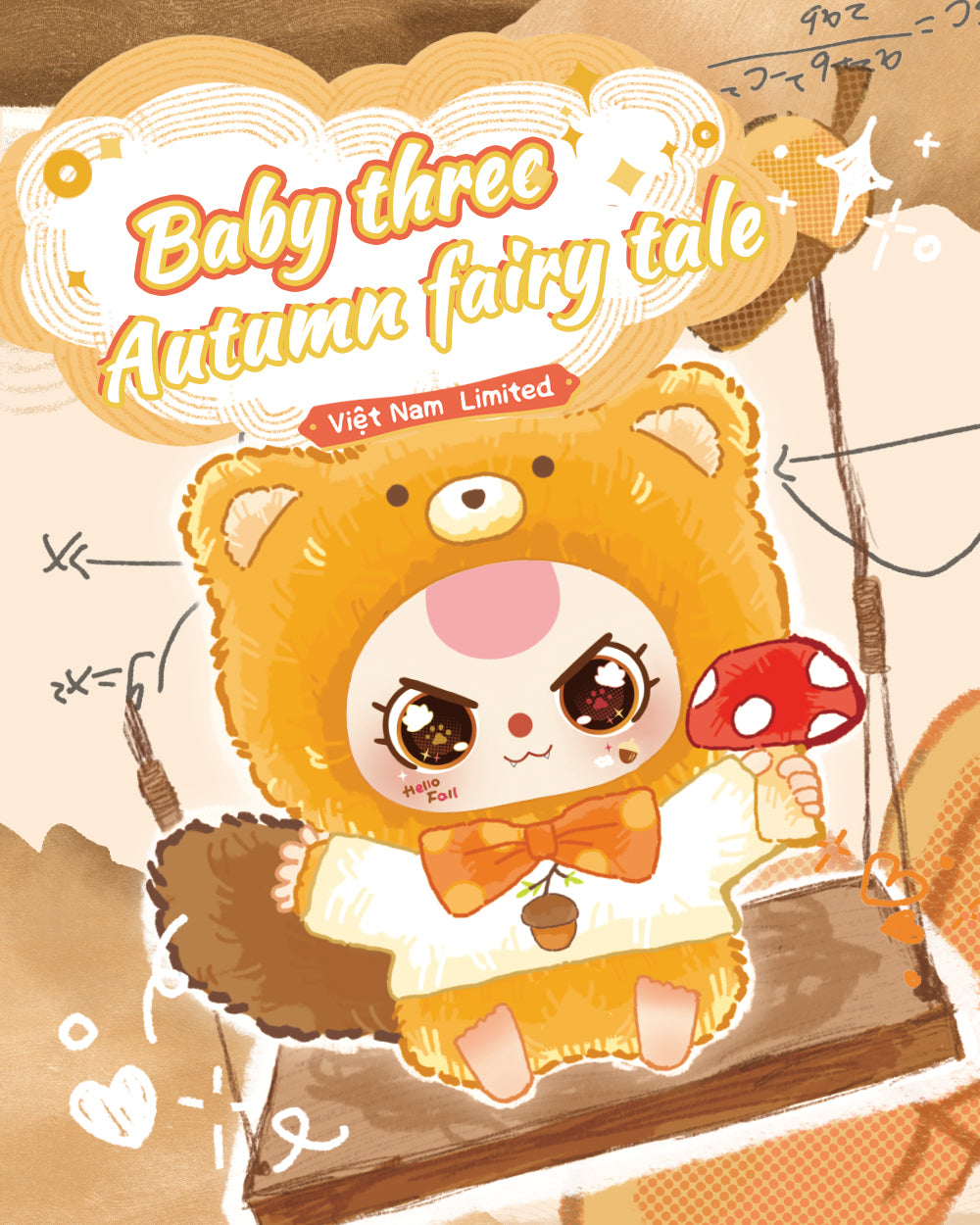 Baby Three-Autumn Fairy Tale Plush Blind Box