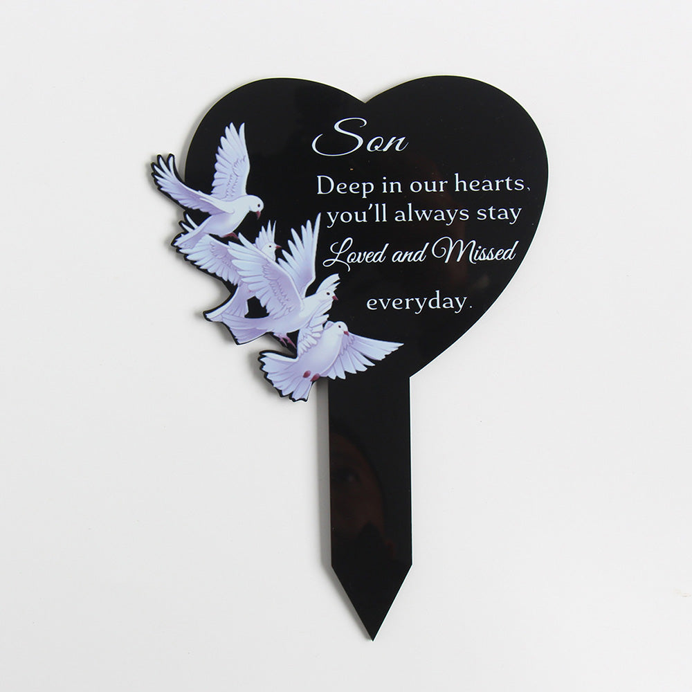 Eternal Heart Memorial Plaque