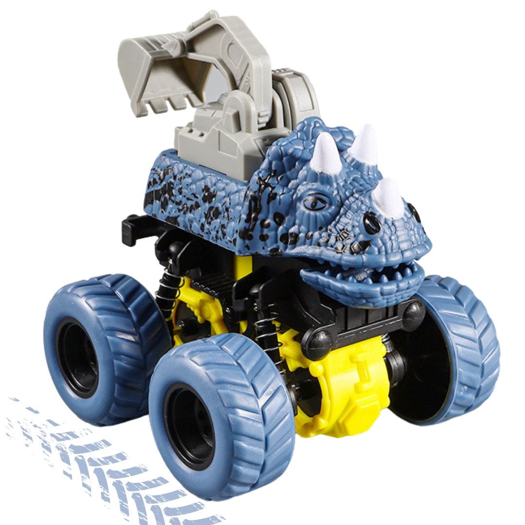 Dinosaur Stunt Car Engineering Vehicle Off Road Four Wheels Toy