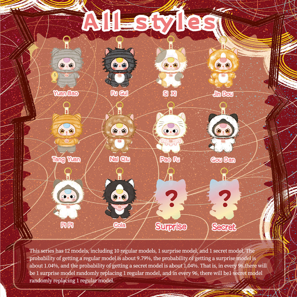 Baby Three - Whose Cat Am I? Plush Blind Box