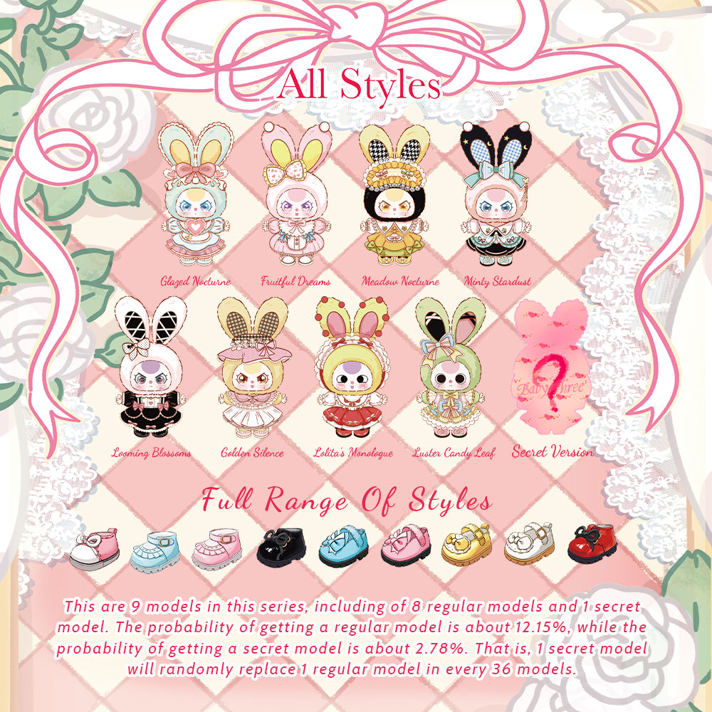 Baby Three - Lolita’s Dream 400% Plush Blind Box