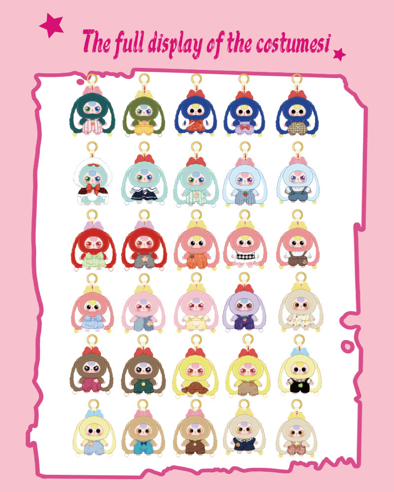 Baby Three Rabbit Macaron Cute Bunny V2 Plush Blind Box(Babythree Official)