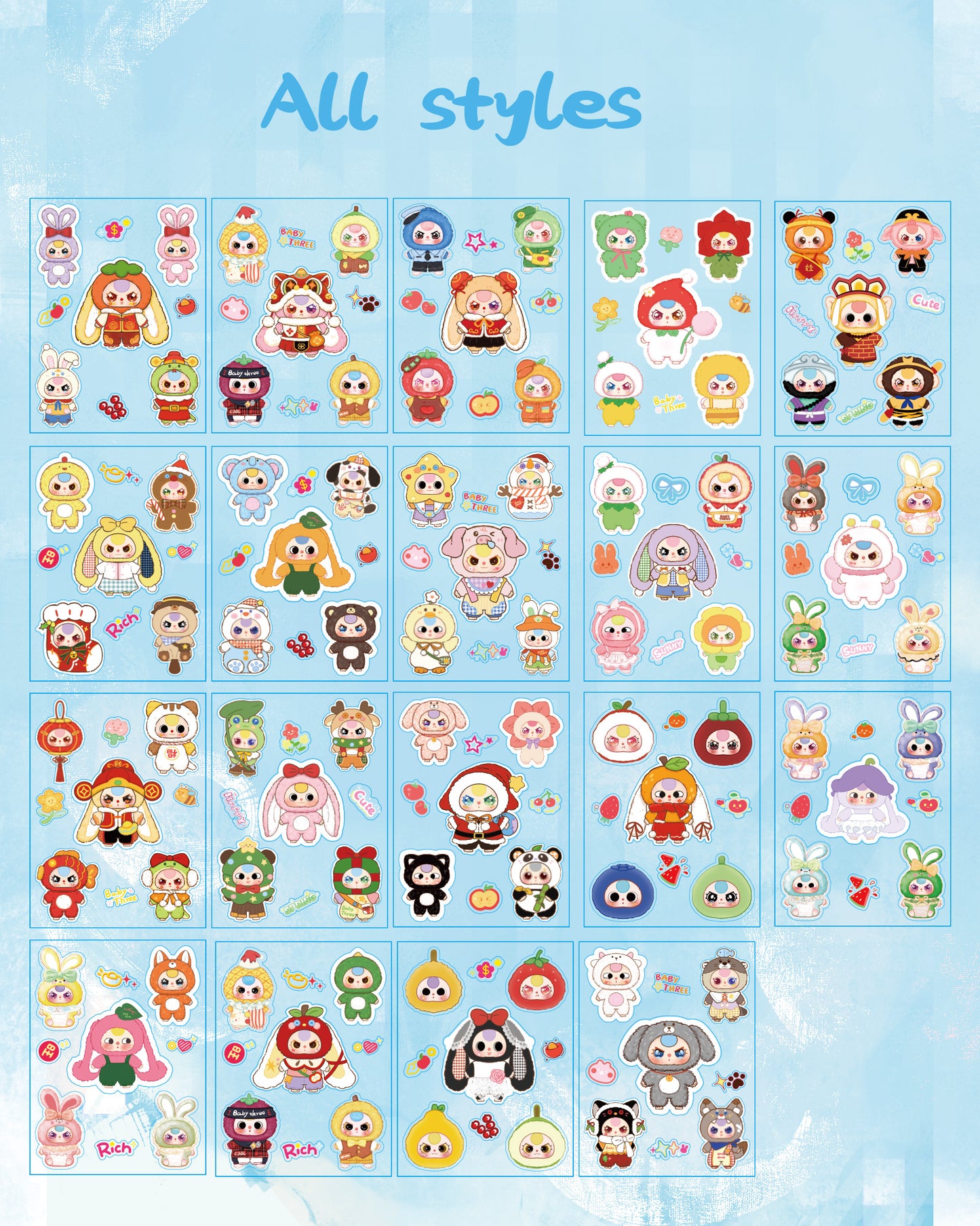 Baby Three - Mosquito Repellent Stickers
