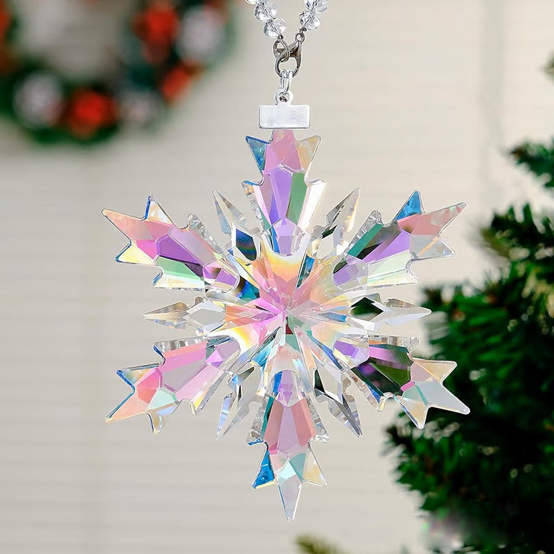 Crystal Snowflake Suncatcher