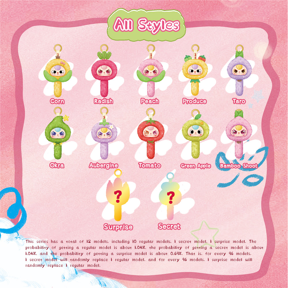 Baby Three - Brush Your Hair Plush Blind Box