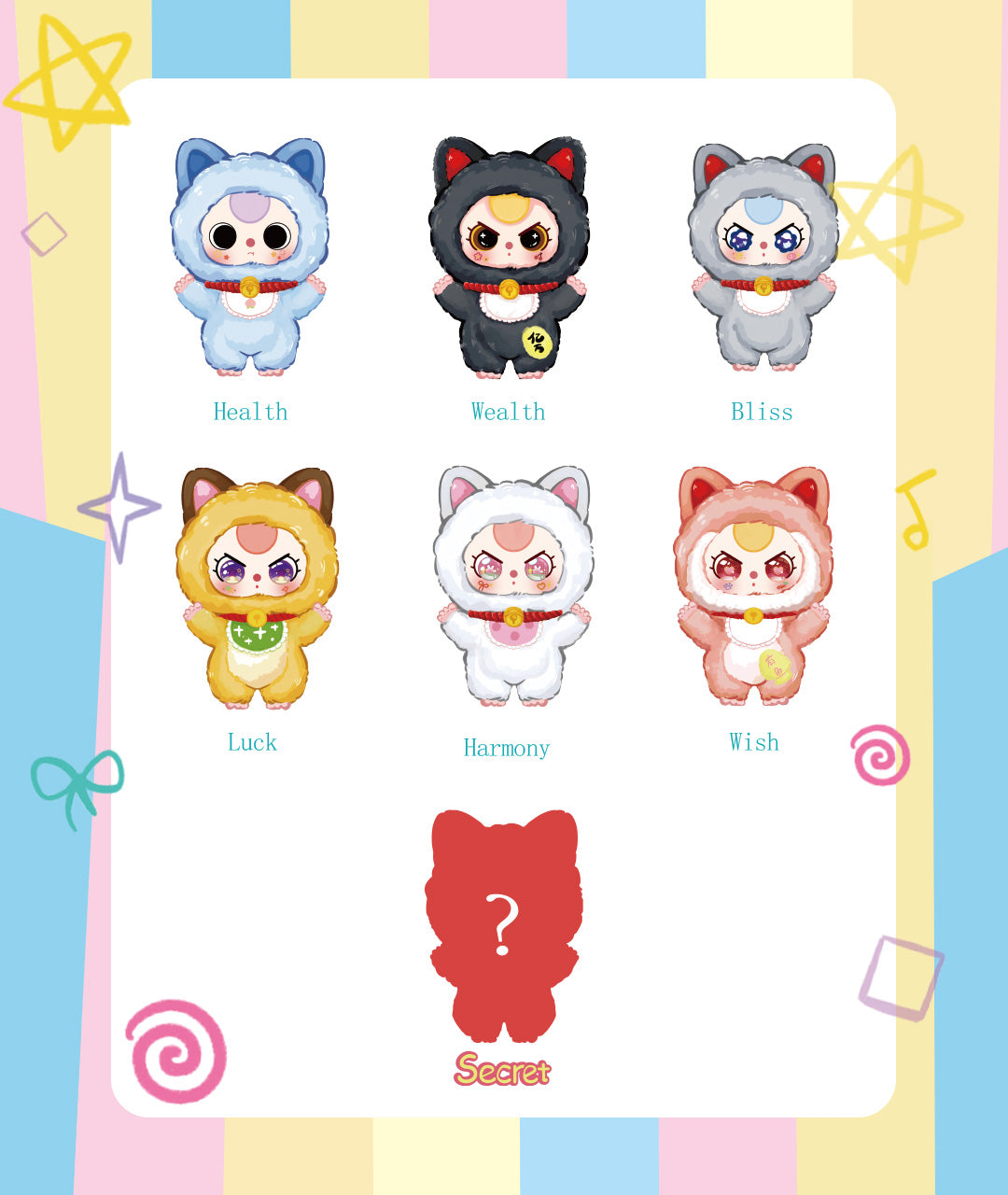 Baby Three - Billionaire cat plush lucky bag(Babythree Official)