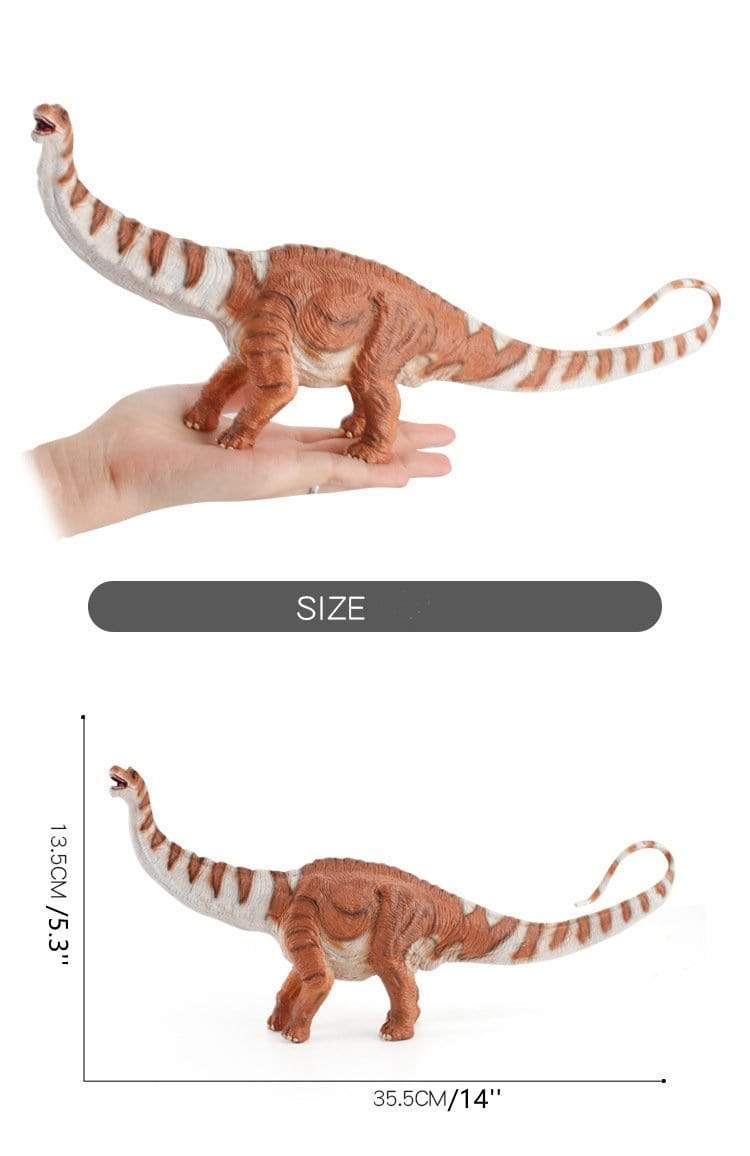 11" Realistic Brontosaurus Dinosaur Solid Action Figure Model Toy Decor