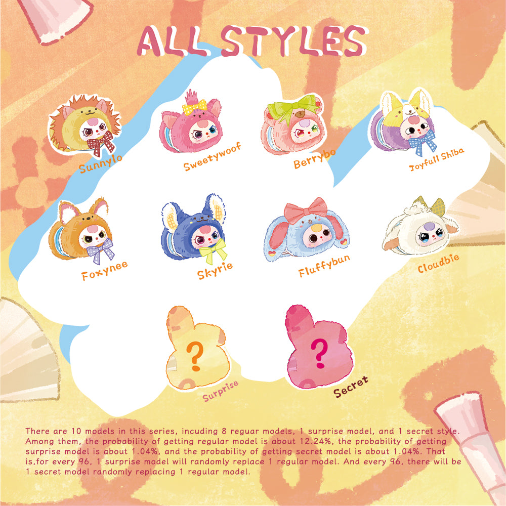 Baby Three - Vanity Mirror Plush Blind Box(Babythree Official)