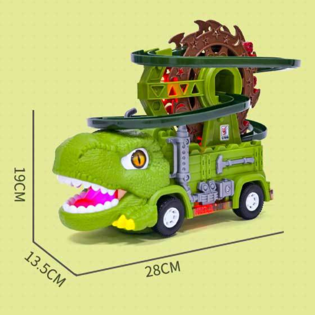 Dinosaur Ferris Wheel Track Truck Toy with Light