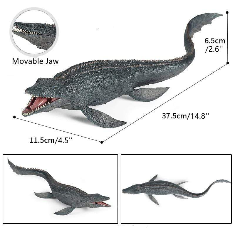 13" Realistic Mosasaurus Dinosaur Solid Action Figure Model Toy Decor