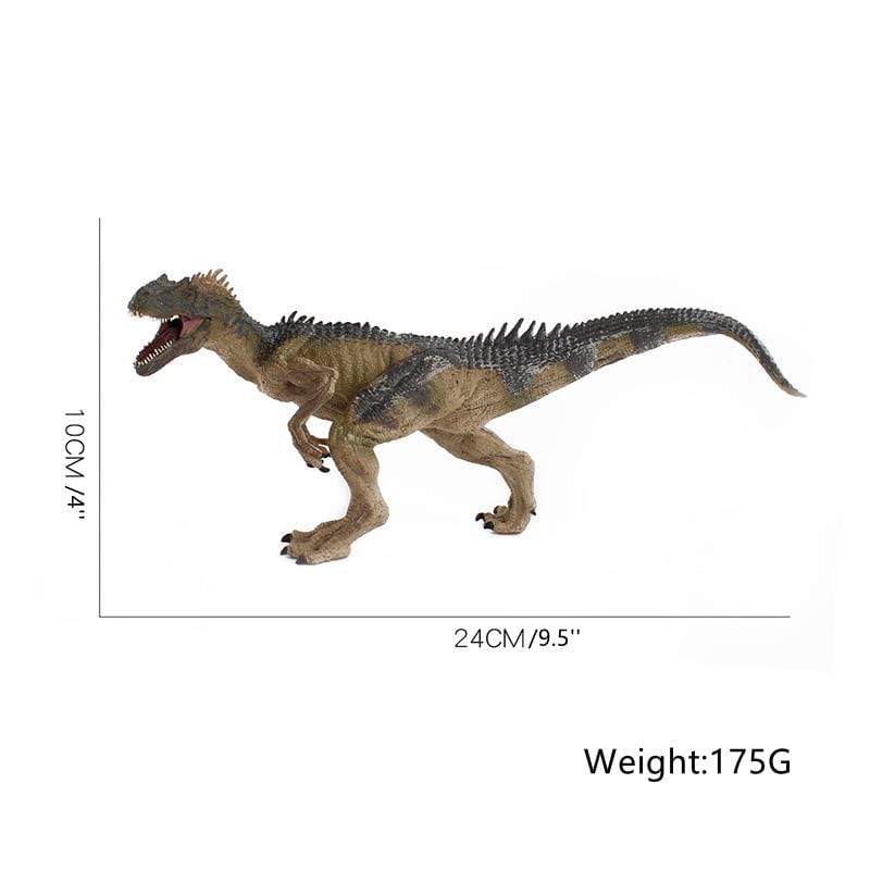 9'' Realistic Dinosaur Allosaurus Solid Action Figure Model Toy