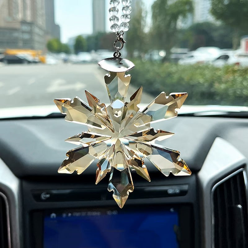 Crystal Snowflake Suncatcher