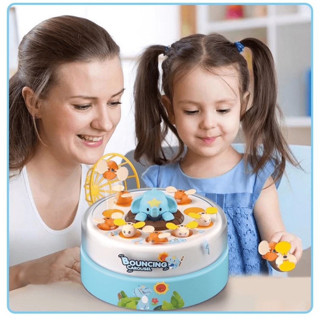 Bounce Flying Elephant Carousel Toy