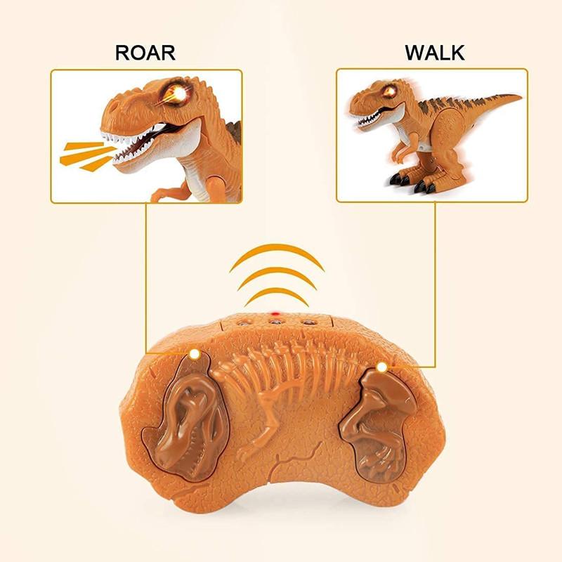Remote Control Dinosaur T Rex Toys Realistic Walking Good Dinosaur Toys Light Sound Spray Action Figure