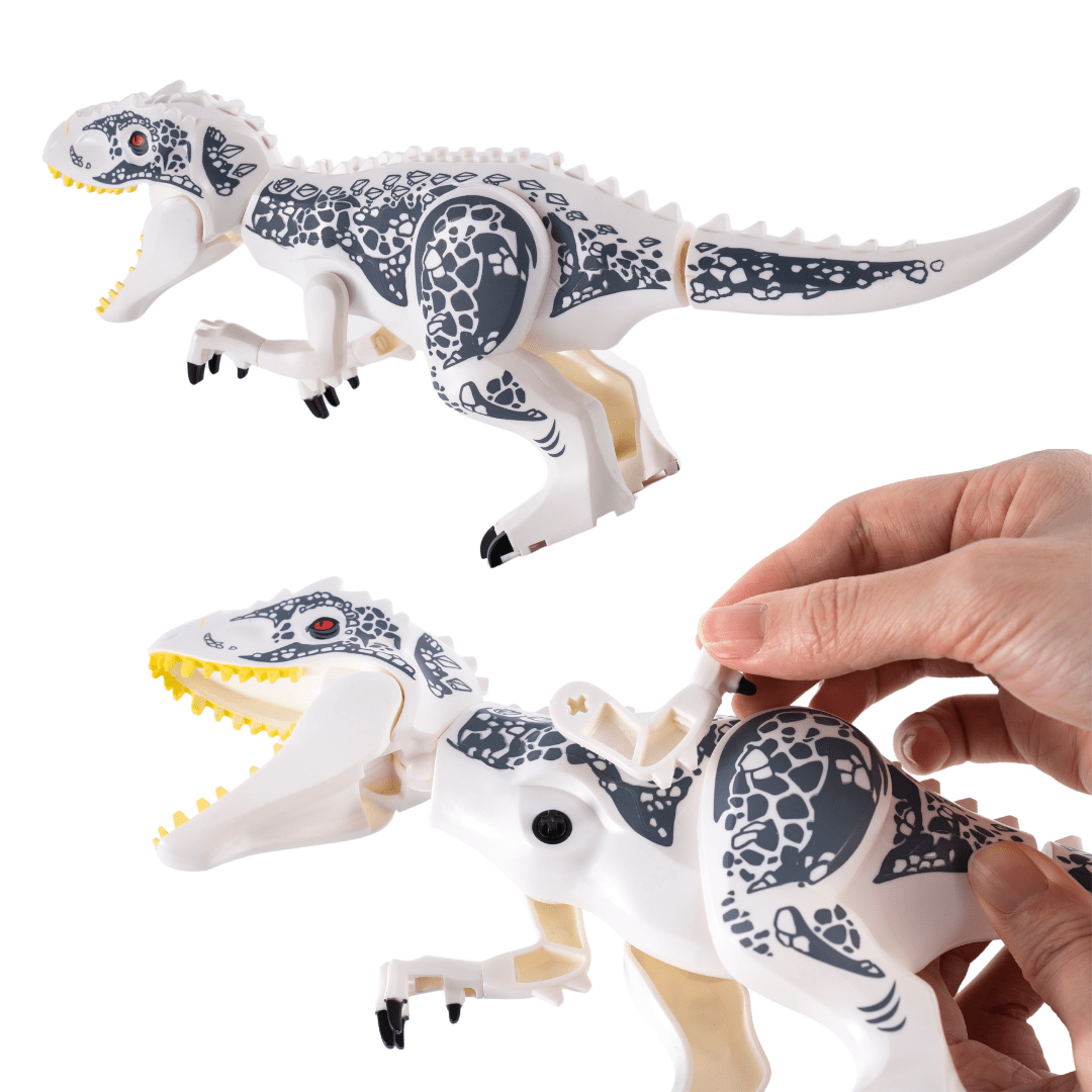 12" Dinosaur Jurassic Theme DIY Action Figures Building Blocks Toy Playsets