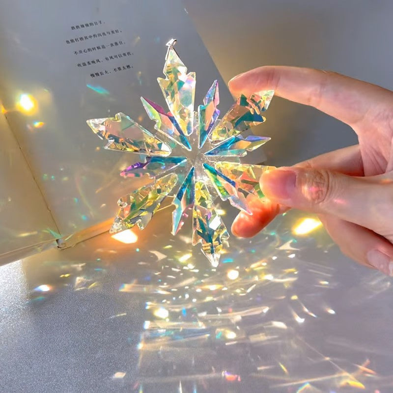 Crystal Snowflake Suncatcher