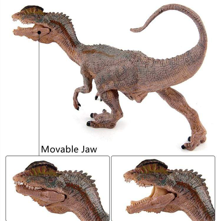 6‘’ Realistic Dilophosaurus Dinosaur Solid Action Figure Model Toy Decor