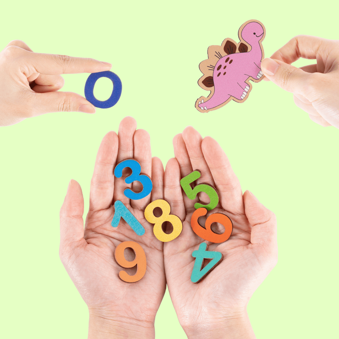 Personalized Name Alphabet Wooden Puzzle Dinosaur Number Jigsaw Gift Toy