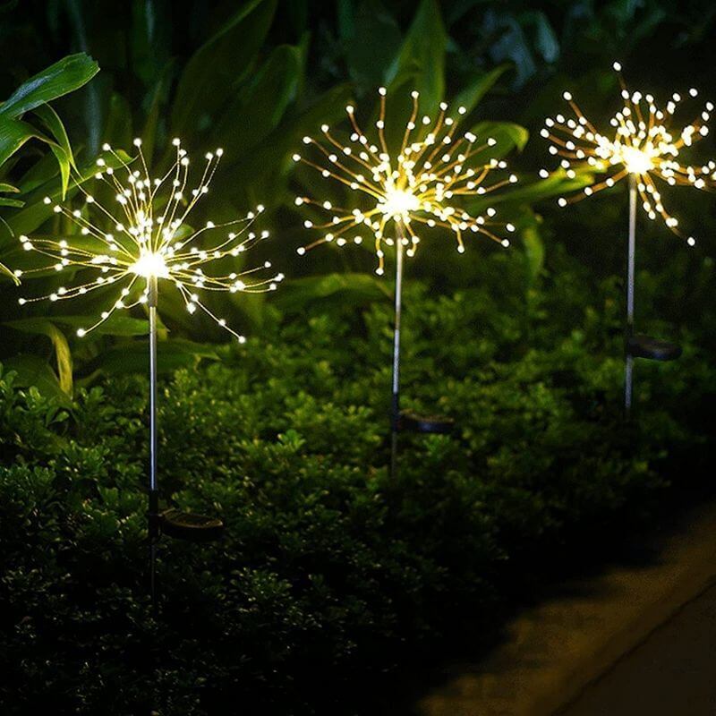 Waterproof Solar Garden Fireworks Light