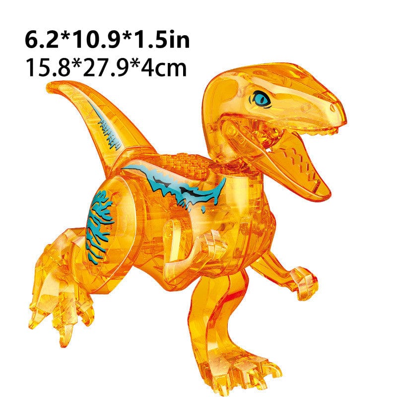 12" Dinosaur Jurassic Theme DIY Action Figures Building Blocks Toy Playsets
