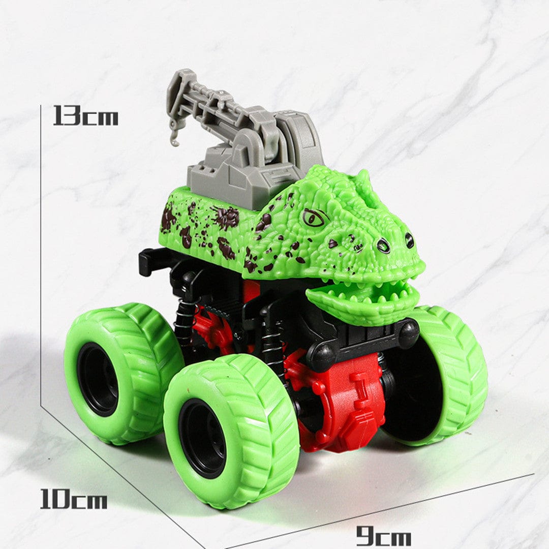 Dinosaur Stunt Car Engineering Vehicle Off Road Four Wheels Toy