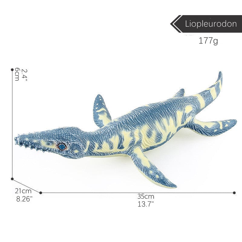 11" Realistic Sea Ocean Series Dinosaur Solid Action Figure Mosasaurus Model Toy Decor