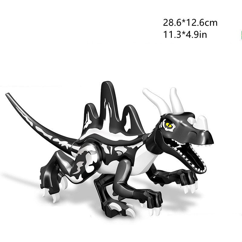12" Dinosaur Jurassic Theme DIY Action Figures Building Blocks Toy Playsets
