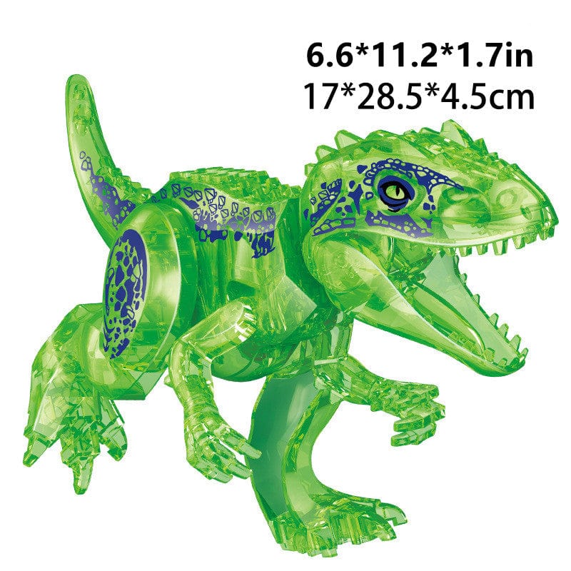 12" Dinosaur Jurassic Theme DIY Action Figures Building Blocks Toy Playsets