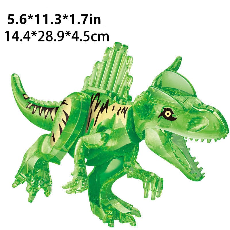 12" Dinosaur Jurassic Theme DIY Action Figures Building Blocks Toy Playsets