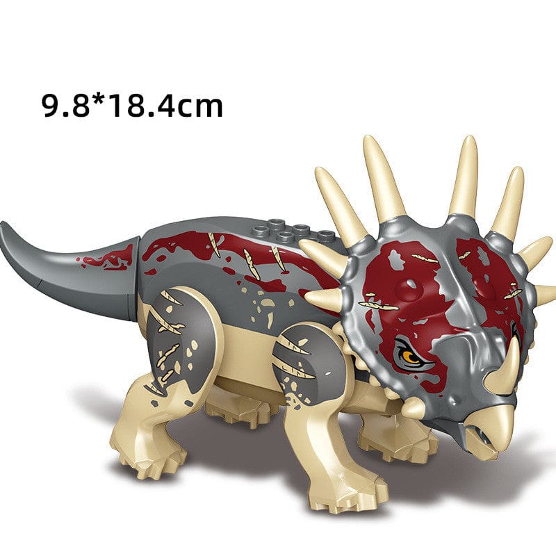 12" Dinosaur Jurassic Theme DIY Action Figures Building Blocks Toy Playsets