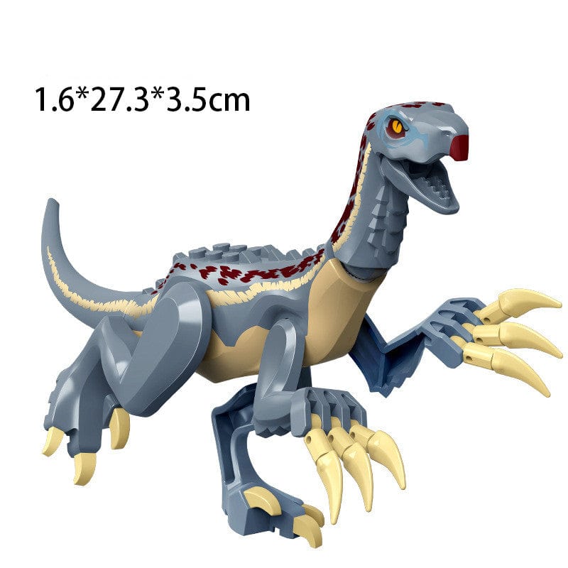 12" Dinosaur Jurassic Theme DIY Action Figures Building Blocks Toy Playsets