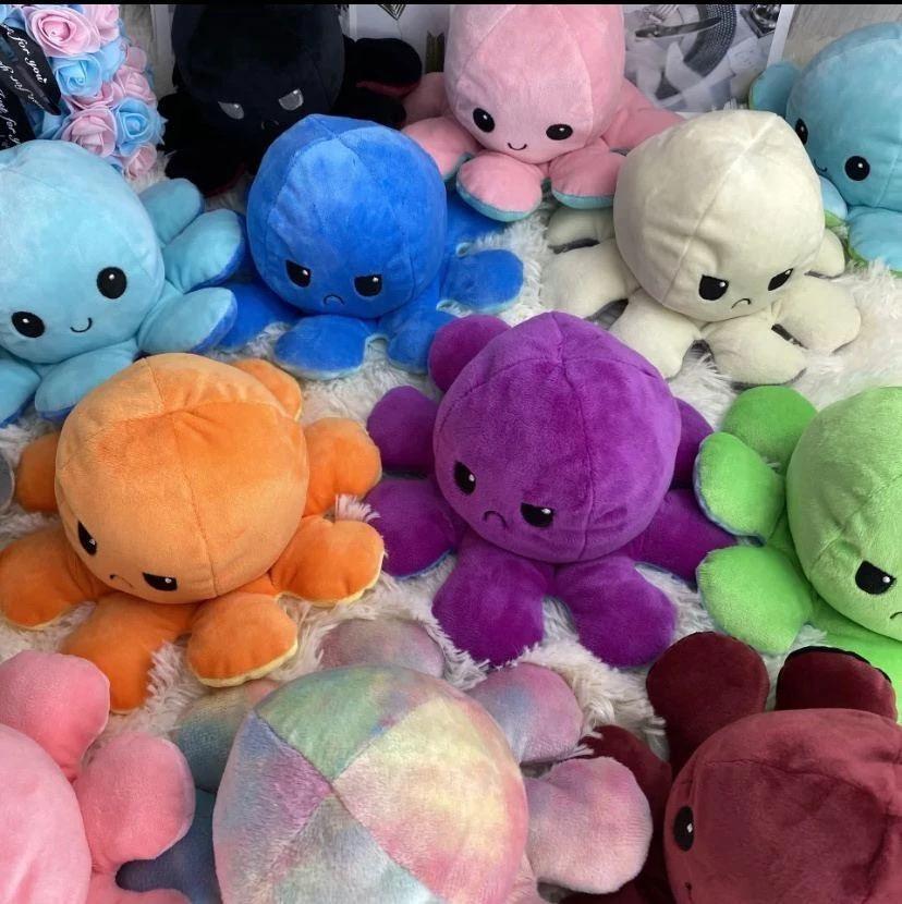 Reversible Octopus Plush【Buy 2 Free Shipping】