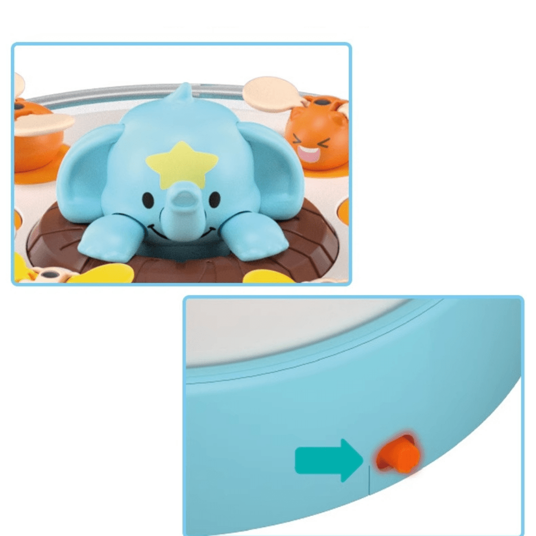 Bounce Flying Elephant Carousel Toy