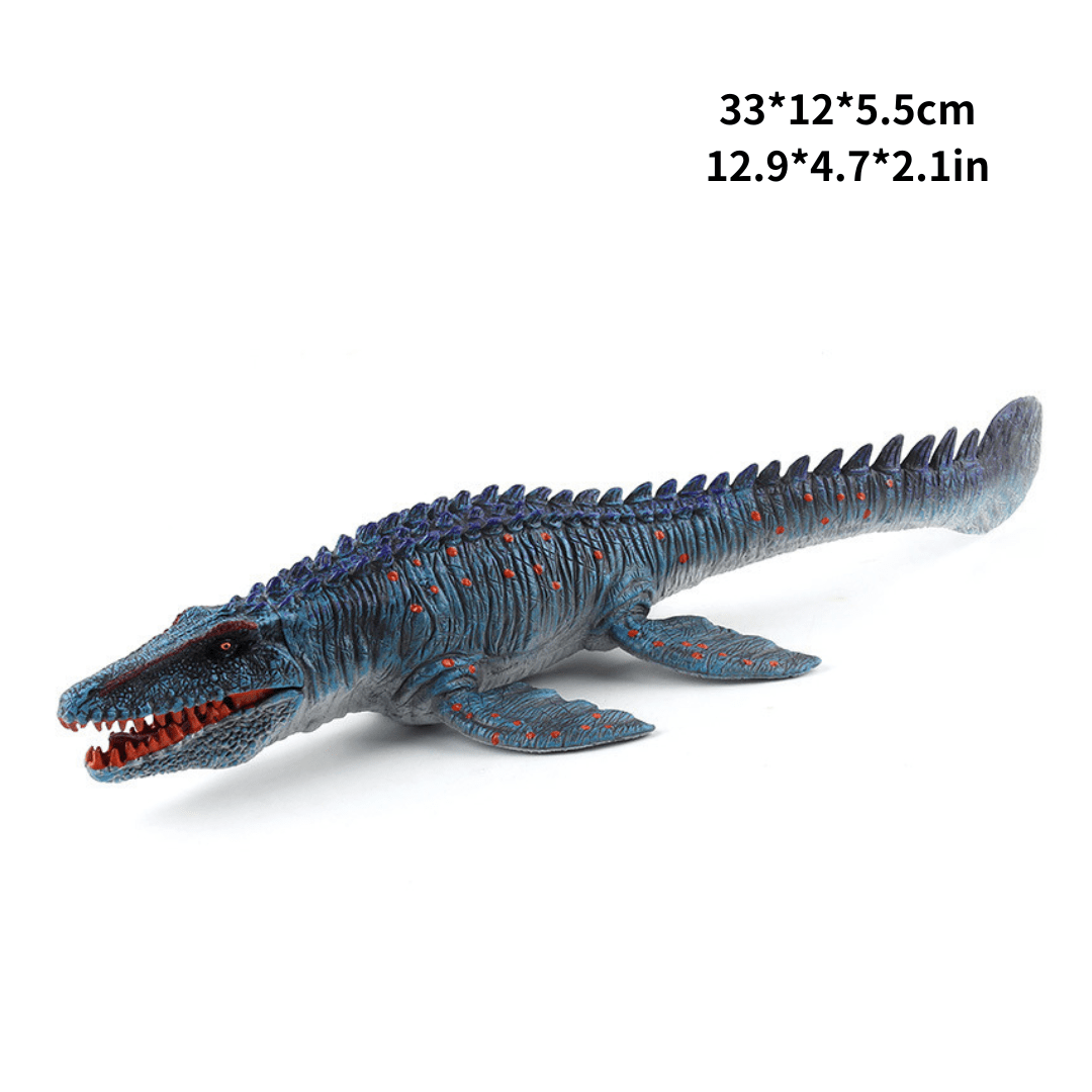 11" Realistic Sea Ocean Series Dinosaur Solid Action Figure Mosasaurus Model Toy Decor