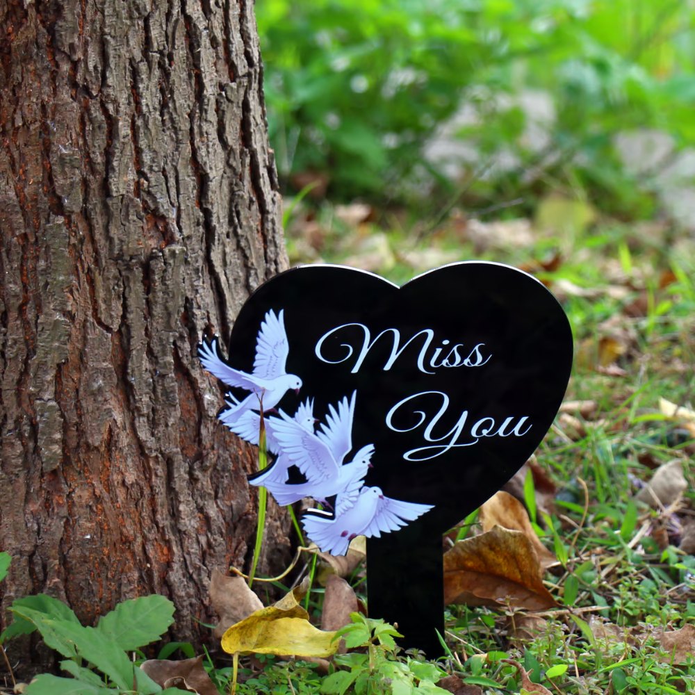 Eternal Heart Memorial Plaque