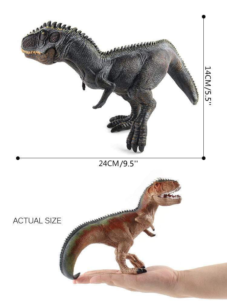 10" Realistic Giganotosaurus Dinosaur Solid Action Figure Model Toy Decor