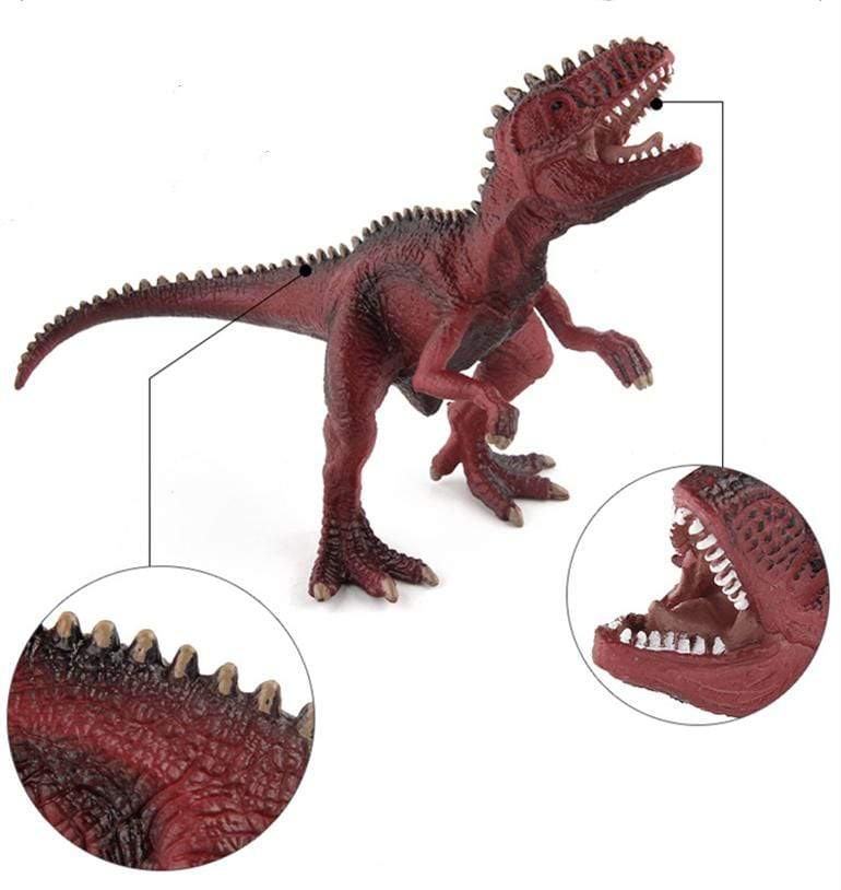 10" Realistic Giganotosaurus Dinosaur Solid Action Figure Model Toy Decor