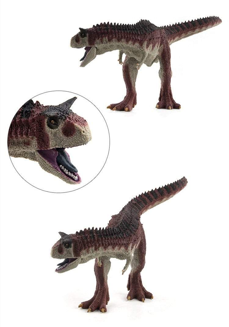 11" Realistic Carnotaurus Dinosaur Solid Action Figure Model Toy Decor