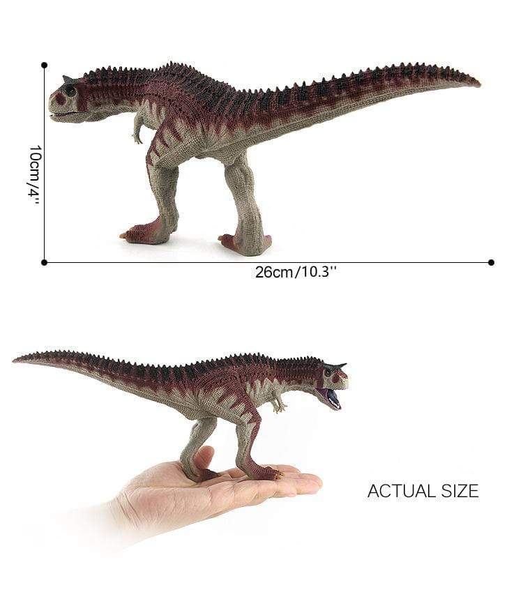 11" Realistic Carnotaurus Dinosaur Solid Action Figure Model Toy Decor