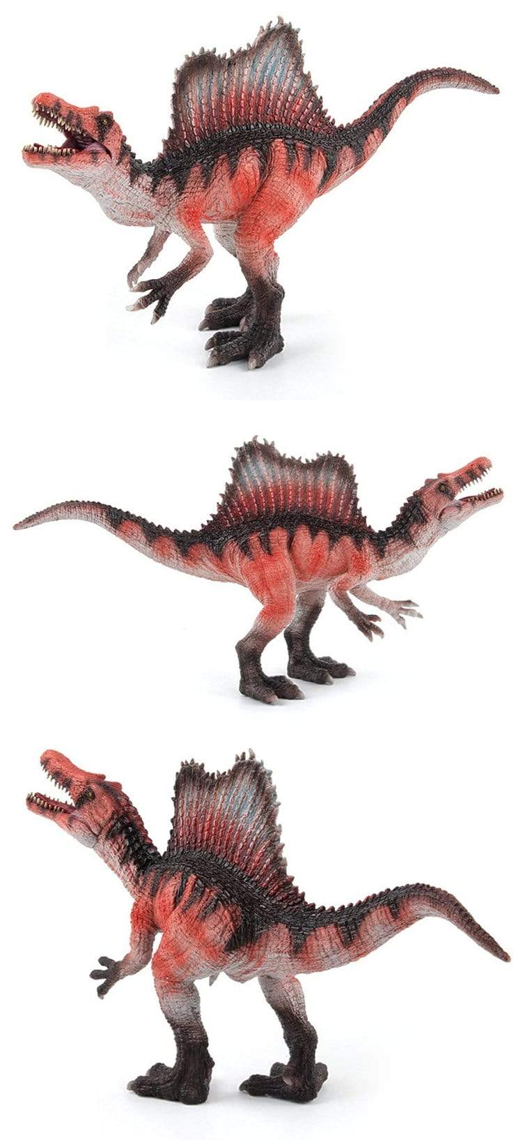 11" Realistic Spinosaurus Dinosaur Solid Action Figure Model Toy Decor