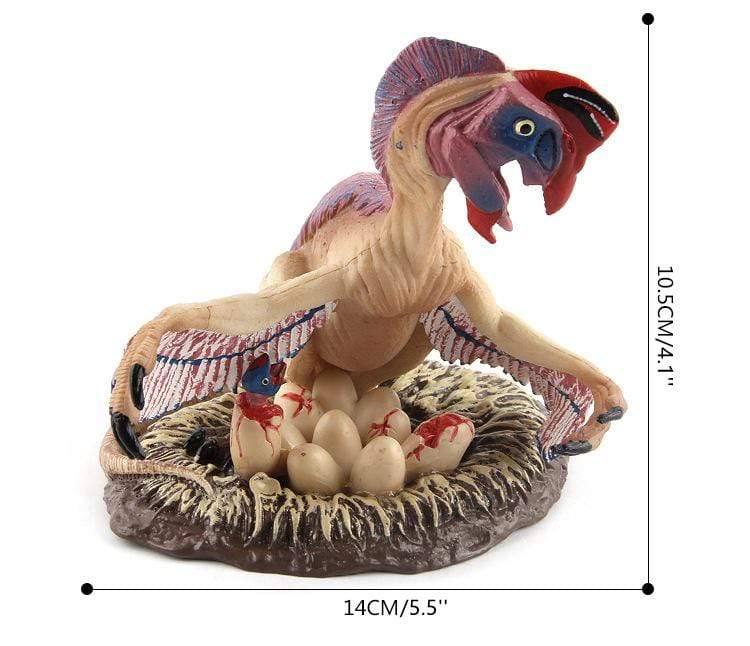 6‘’ Realistic Oviraptor Dinosaur Solid Action Figure Model Toy Decor