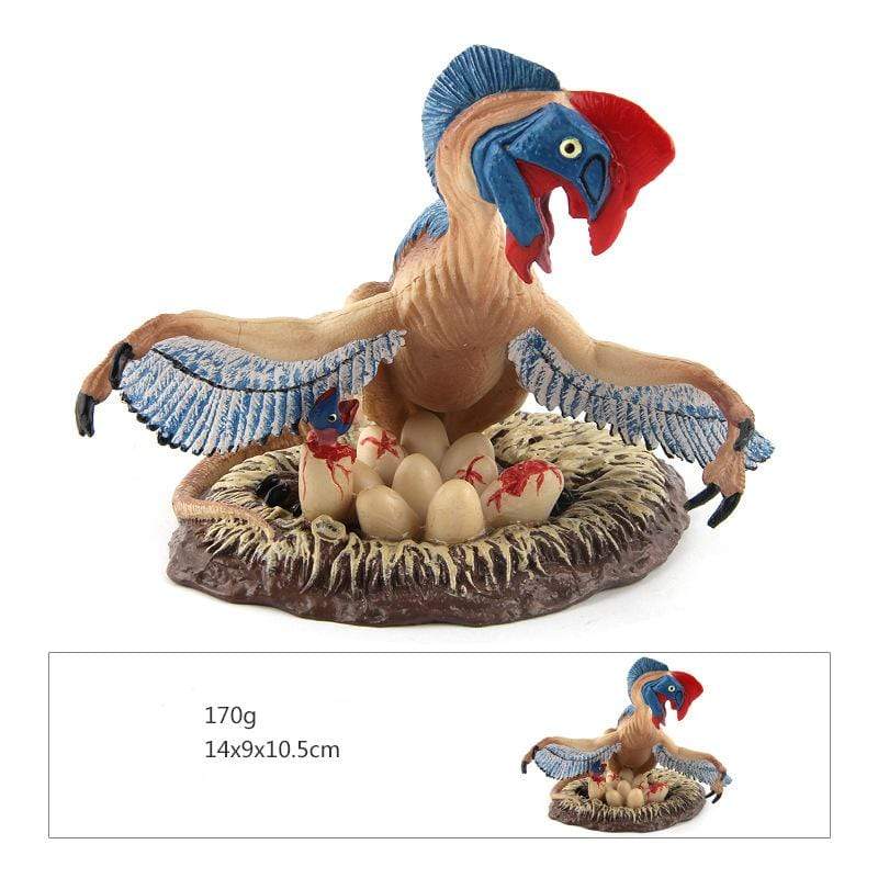 6‘’ Realistic Oviraptor Dinosaur Solid Action Figure Model Toy Decor