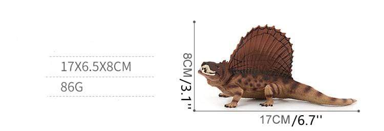 7‘’ Realistic Dimetrodon Dinosaur Solid Action Figure Model Toy Decor