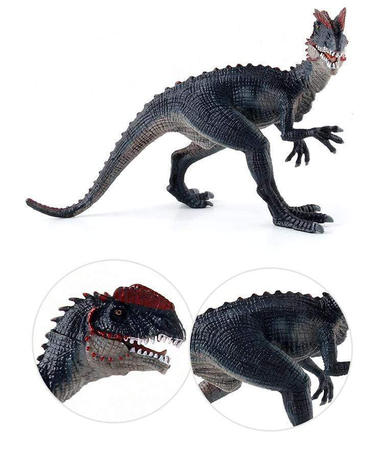 7'' Realistic Dinosaur Dilophosaurus Solid Action Figure Model Toy