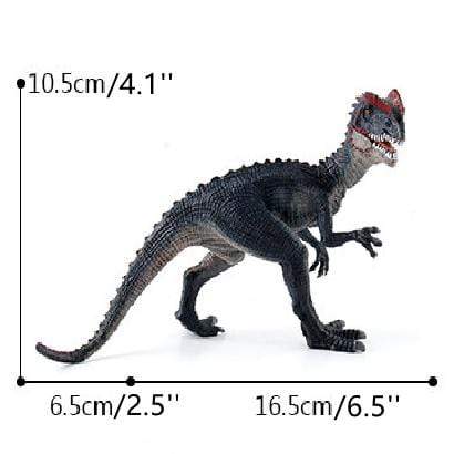 7'' Realistic Dinosaur Dilophosaurus Solid Action Figure Model Toy