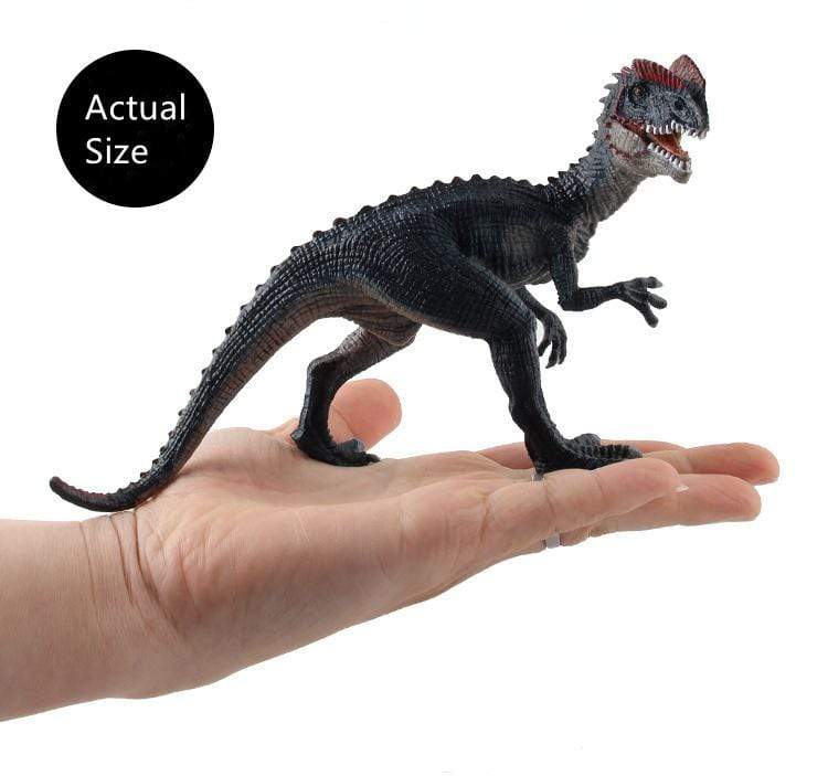 7'' Realistic Dinosaur Dilophosaurus Solid Action Figure Model Toy