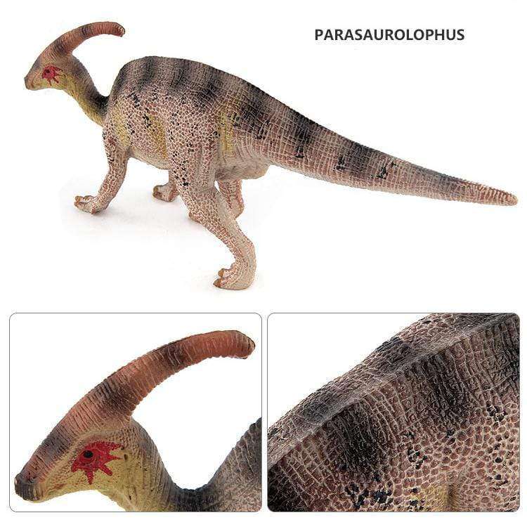 8‘’ Realistic Parasaurolophus Dinosaur Solid Action Figure Model Toy Decor