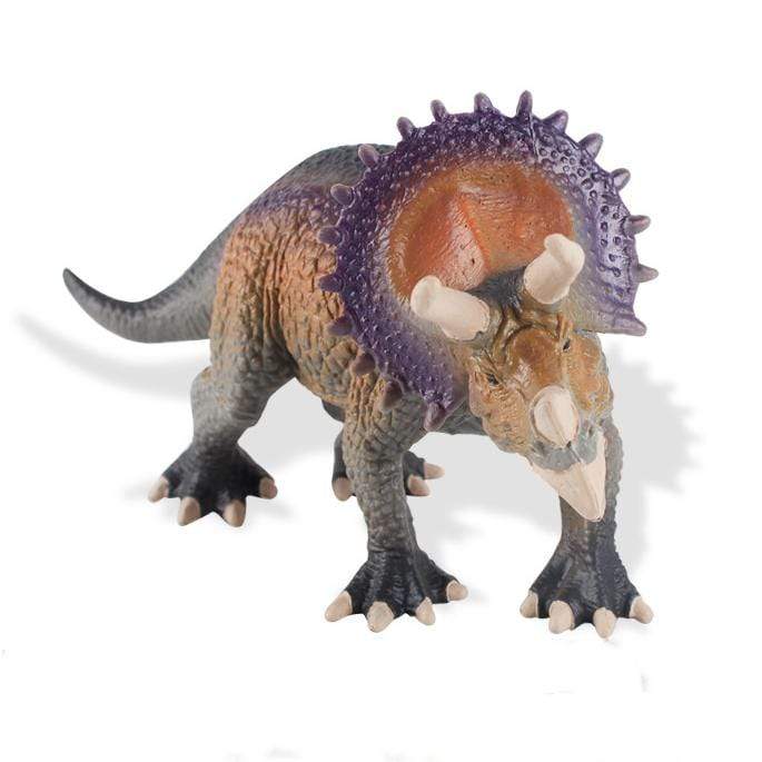 8‘’ Realistic Triceratops Dinosaur Solid Action Figure Model Toy Decor