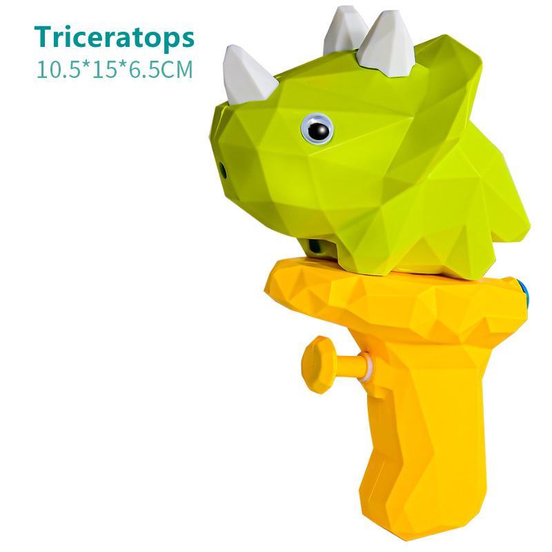 Cute Dinosaur Shape Water Squirt Gun Blaster Shooter Small Bathtub Bath Outdoor Toy